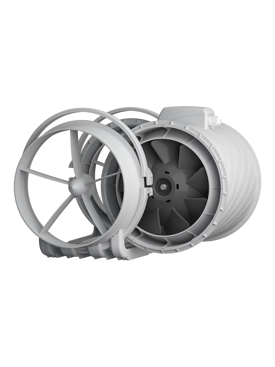 Вентилятор канальный TYPHOON D250 осевой двухскоростной ERA PRO