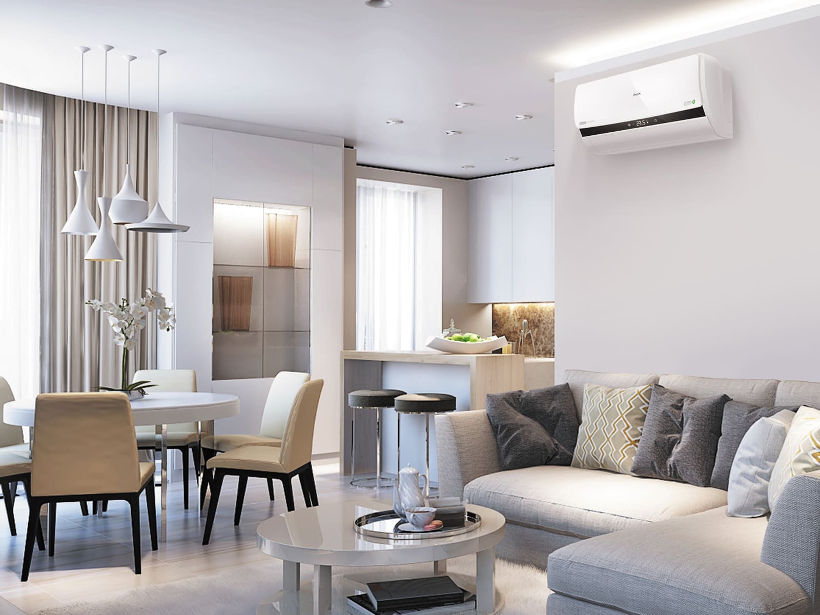 Настенный внутренний блок мульти сплит системы AUX AMWM-H09/4R1(L) (v2)