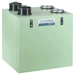 Вертикальная приточно-вытяжная установка с роторным рекуператором Ecoclima Pro Vent ECT PV-R 1250-E4.5-R-5